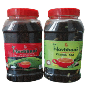 Novbhaar Tea Combo – Premium & Elaichi (500g x 2) | Flat 10% OFF