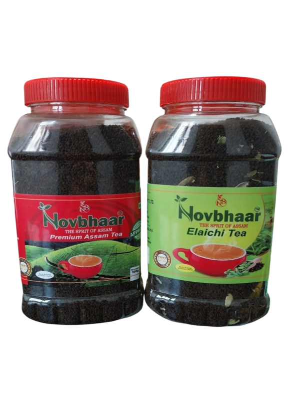 Novbhaar Tea Combo – Premium & Elaichi (500g x 2) | Flat 10% OFF