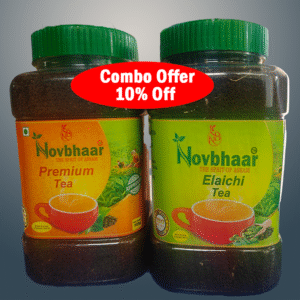 Buy CTC Tea Online Kashmir Best Elaichi Tea in Kashmir Premium CTC Tea Combo Novbhaar Tea Online Cardamom Tea 500g Strong CTC Tea Blend